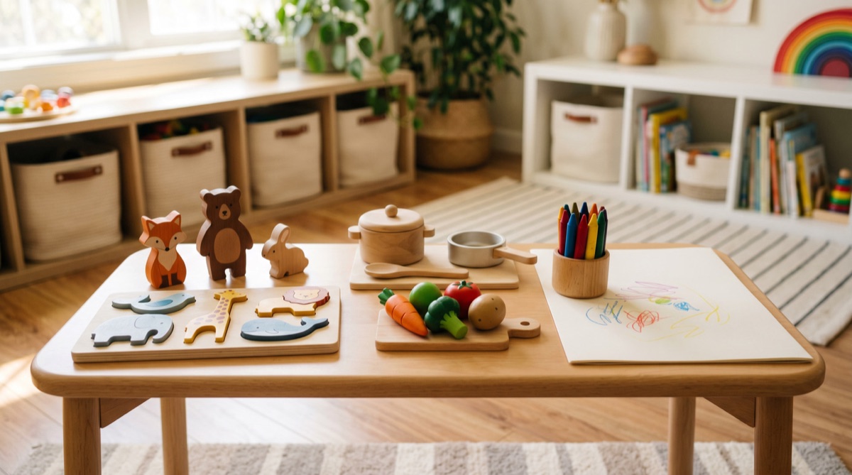 Spielzeug für Kleinkinder 18 bis 24 Monate – Sortierspiele, Nachziehspielzeug und Puzzle