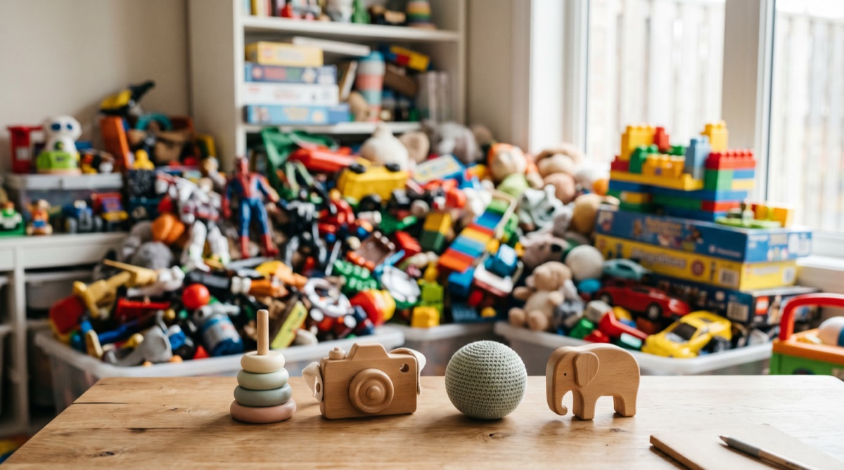 Spielzeug das wir für Kleinkinder nicht kaufen – Batteriespielzeug, billiger Plastik und Fake-Montessori